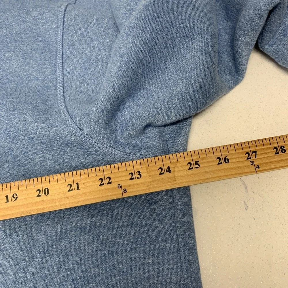 Izod Advantage Performance 1/4‎ Zip Sweatshirt Men XL Blue Fleece Lined Outdoor